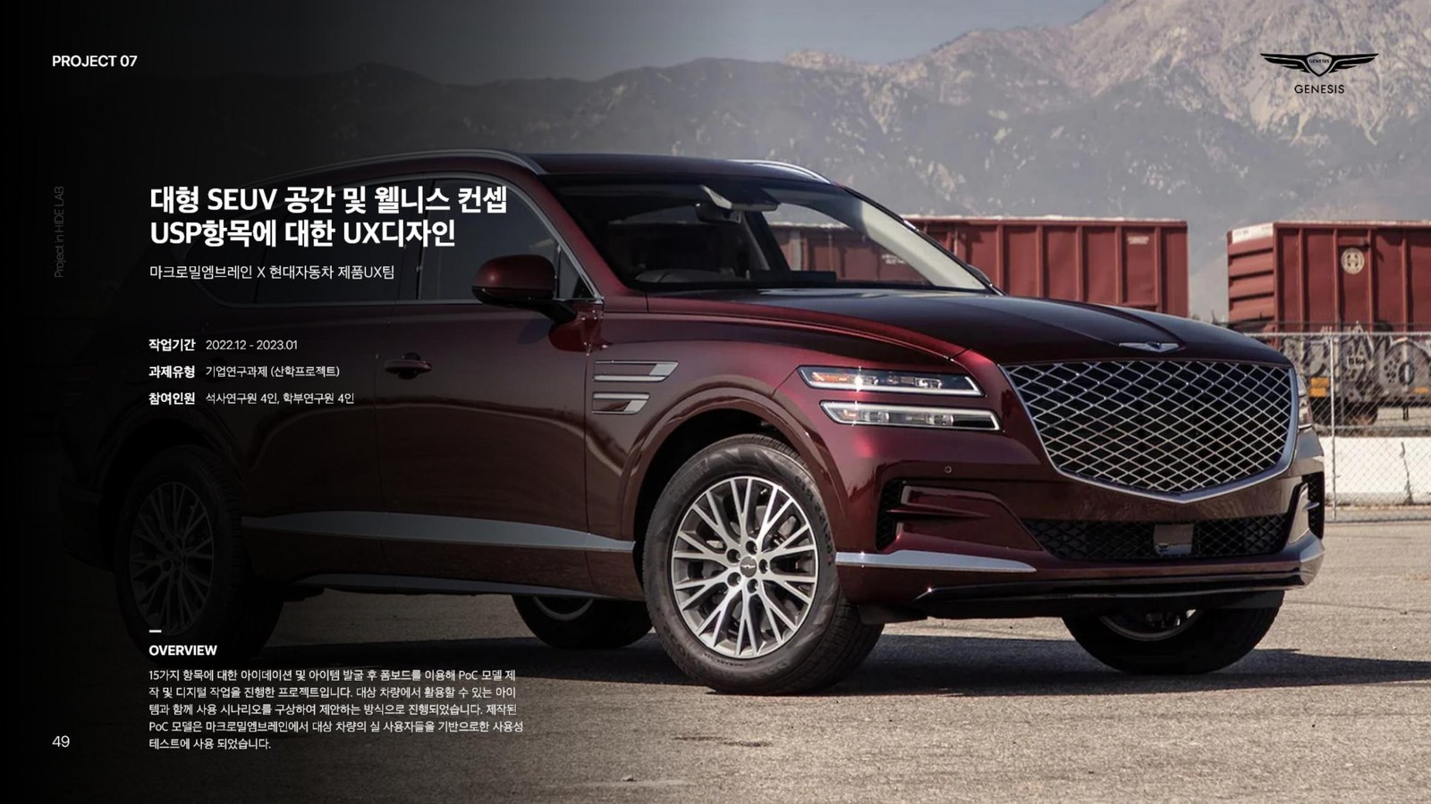 Genesis premium sedan UX